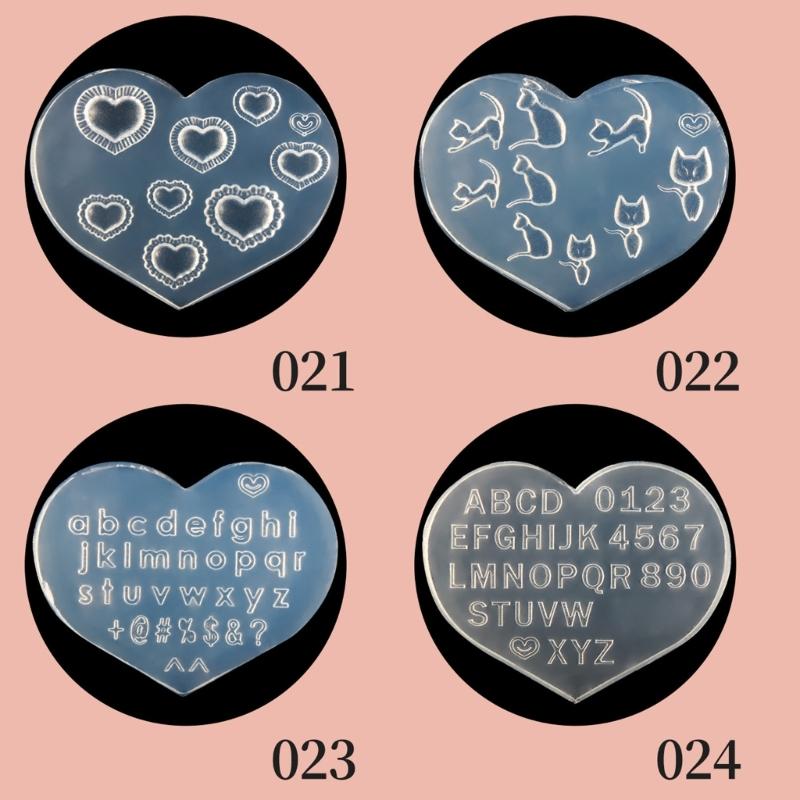 Silicone Nail Art Handicrafts Moulds DIY Nail Tools Accessories Nail Carving Molds Silicone Material for Nail Decoration