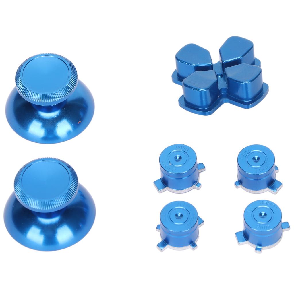 Controller Button Joystick Key Aluminum Alloy ABXY Buttons for Playstation5 ControllerBlue
