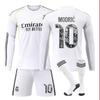 Maglie da Calcio a Manica Lunga Maglie Casa e Trasferta Real Madrid Adulti Bambini