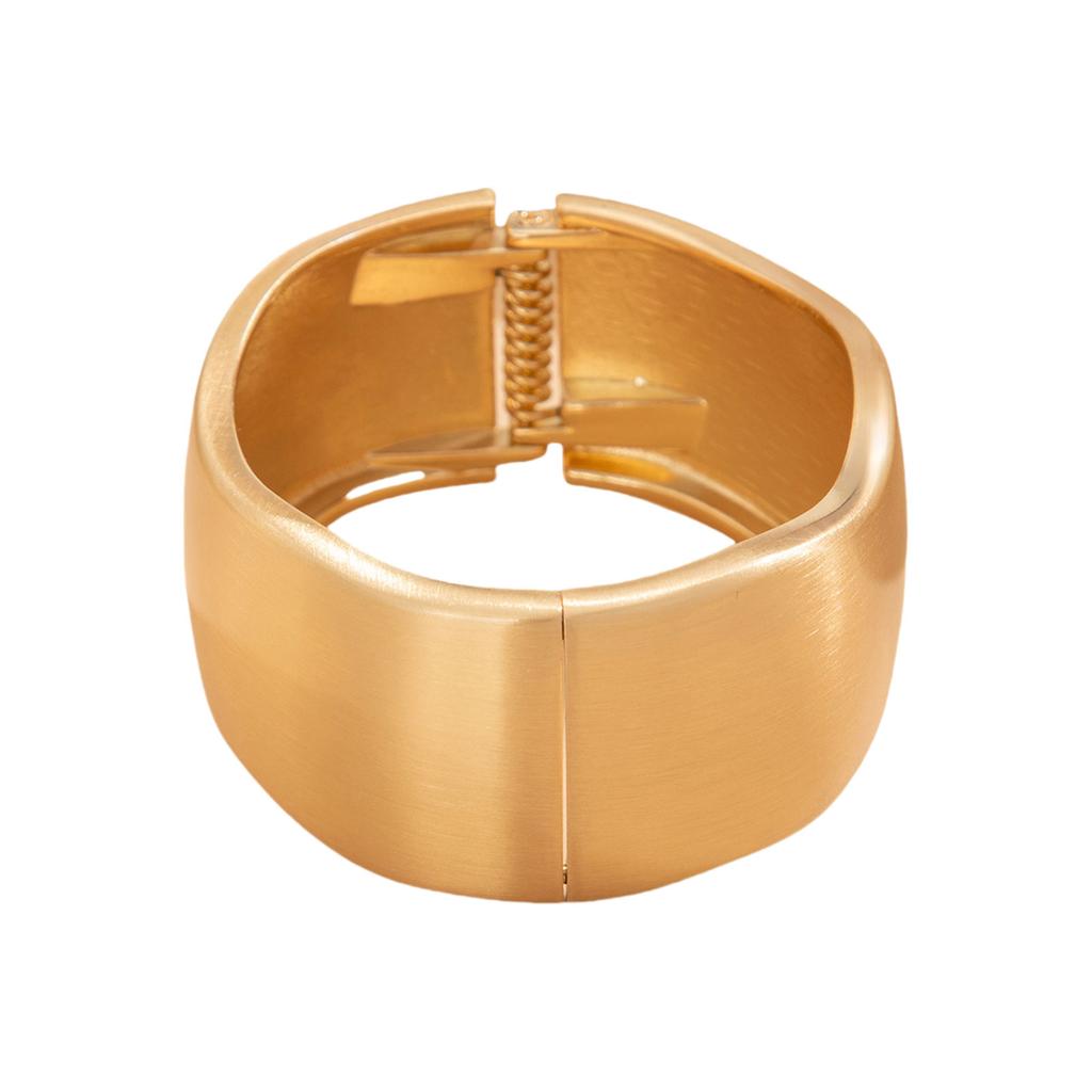 Hip Hop Irregular Bangles Punk Wide Cuff Geometric Bracelets Party Jewelry Alloy Texture Present for Women and Men