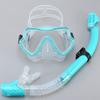 Scuba Diving Mask Snorkel Set Tempered Glass Professional Panoramic Snorkeling Gear Swimming Training Snorkel Kit Adults Youth