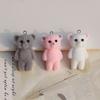 Charming 3D Cartoon Cat/Bear Keychain Cute Animal Bag Decoration for Women Girls Stylish Keychain for Car Keys and Bags