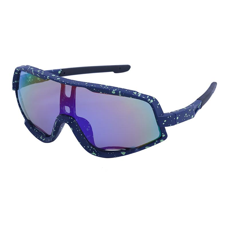 

Красочные спортивные велосипедные очки мужские модные цельные линзы солнцезащитные очки для спорта на открытом воздухе Lady Feeling