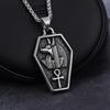 Egyptian Thoth Head Amulet Necklace - Gothic Punk Style Black  Golden Ancient Egyptian God Jewelry, Unisex