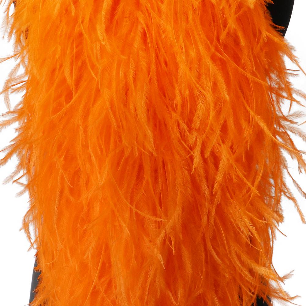 DIY Natural Ostrich feather boa 1 to 30Ply Fluffy Black Ostrich plumas Decoration Shawl Trims Costume Clothing Sewing Accessory
