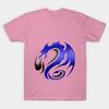 T Shirt Women Dragon Blue Black Harajuku Print Kawaii Tshirt Summer Short Sleeve Female T-Shirt Top Tee