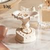 Creative Birthday Gift Heart Shape Jewelry Tray, with Bow Design, 3D Printed Desktop Storage Organizer, Trinket Dish Matte Finish Macaron Color