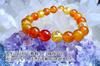Kanoishi for victory and success in Dragon God Carnelian Bracelet for Men and 10mm Natural Stone Power Stone Golden Dragon approximately 18cm size for