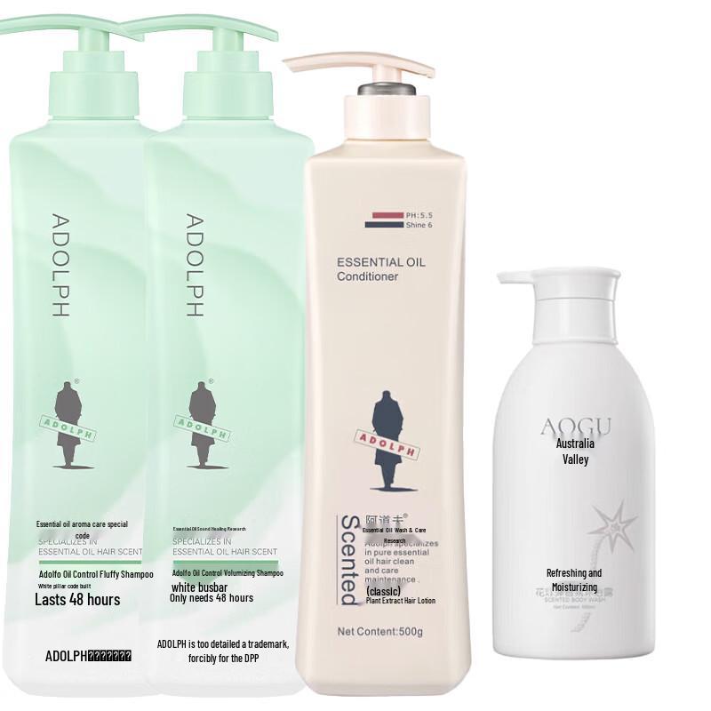 

Adolph Oil Control Volumizing Hair & Body Care Set