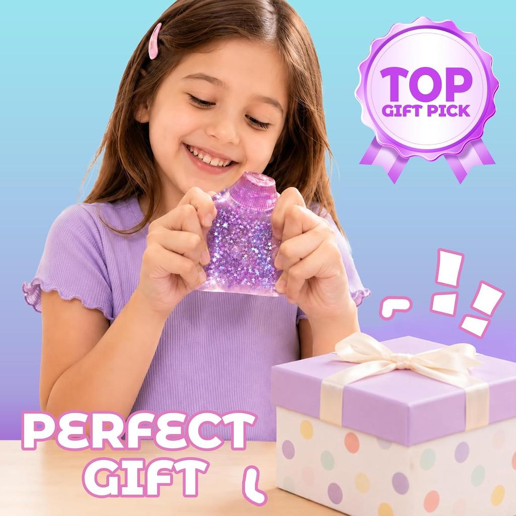 Toothpaste Squishy Toy, Slow-Flow Glitter Fidget Squeeze Stress