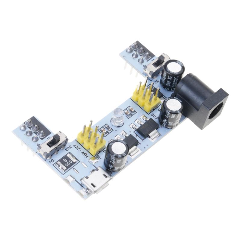 MB102 USB Breadboard Power Supply Module MB102 Module For Mini 5V 3.3V 2 Channel Power Electronic Projects