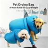 Semi-Enclosed Pet Drying Bag Many Buyers Report That It Is Very Practical And Really Shortens The Drying Time Hands-Free