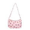 2024 Autumn Strawberry Print College Style Minimalist Tote Bag