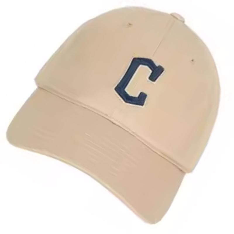 MLB Cotton Polyester Baseball Caps Unisex Beige Fashion 3ACP6601N-45SAS