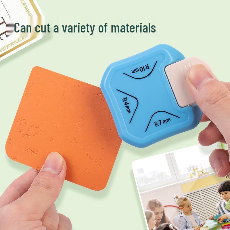 Three-in-One Cardstock and Photo Cutter: Miter Trimmer, Corner Cutter, and Multi-Angle Tool.