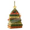 Christmas Book Tree Ornament ACRYLIC, Book Gift, Book Lover Gift, Book Ornament, Book Gift, Book Lover Gift, Librarian Gift