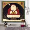 Home Decor Santa Claus Elk Tapestry Wall Decor Backdrop Christmas Collection Wall Drapes Wall Hangings Tapeçaria De Natal