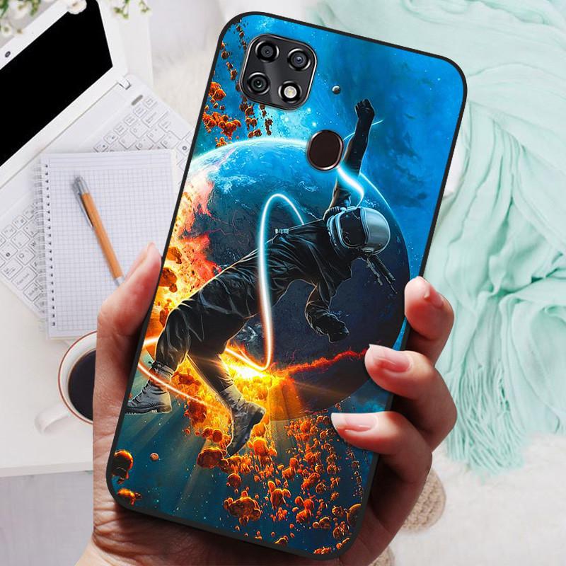 For ZTE Blade 20 Smart Case Black Cover Lion Wolf Silicone Soft Back Cases For ZTE Blade 20 Phone Case Blade20 Protective Shell