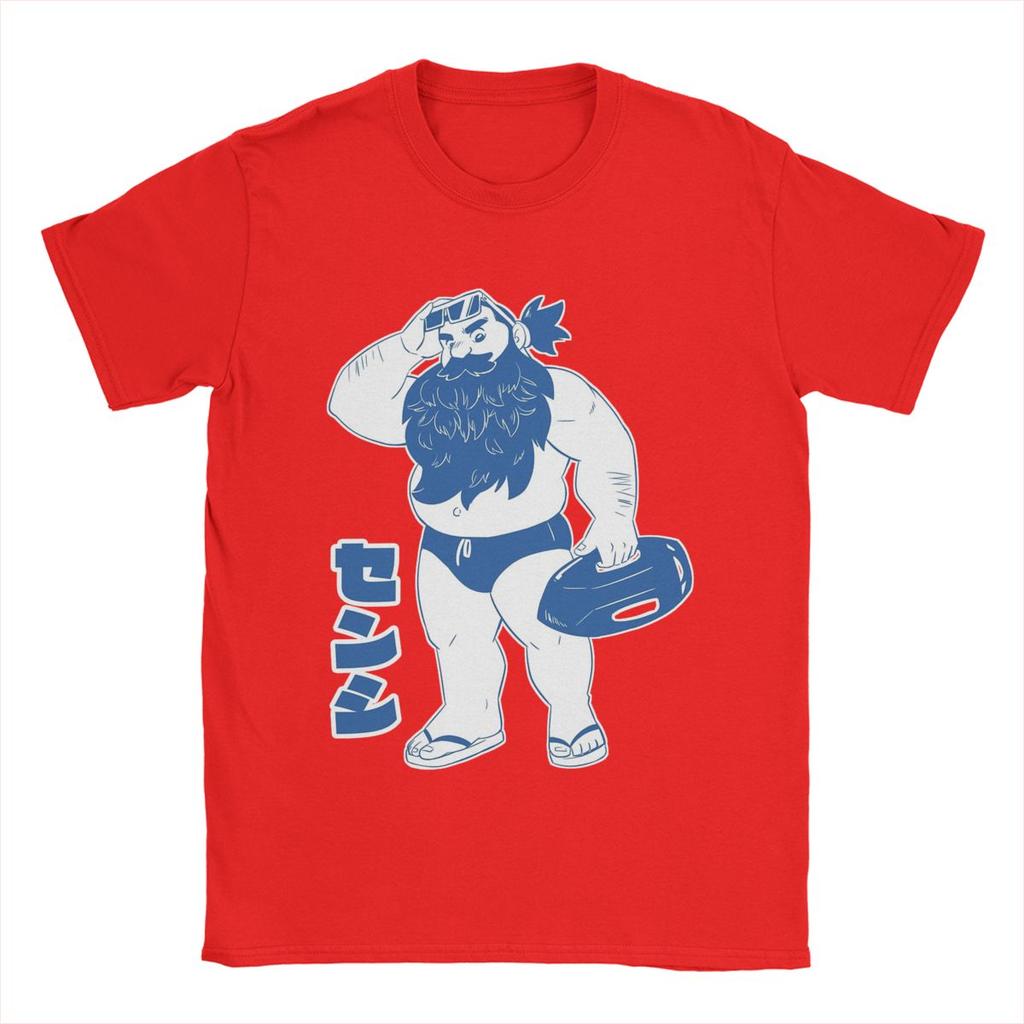 Senshi Dungeon Meshi Delicious In Dungeon Men's T Shirt Anime Awesome Tees Short Sleeve T-Shirts Pure Cotton Classic Clothing