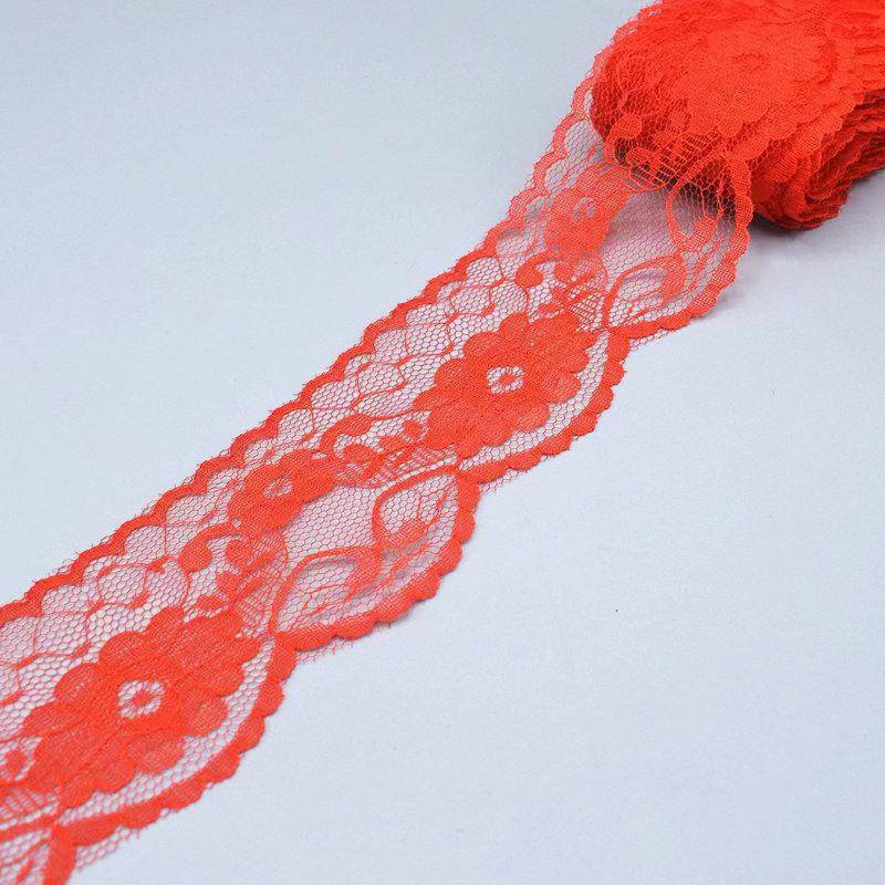 6cm Multicolor Polyester Lace for DIY Knitted Clothing Accessories