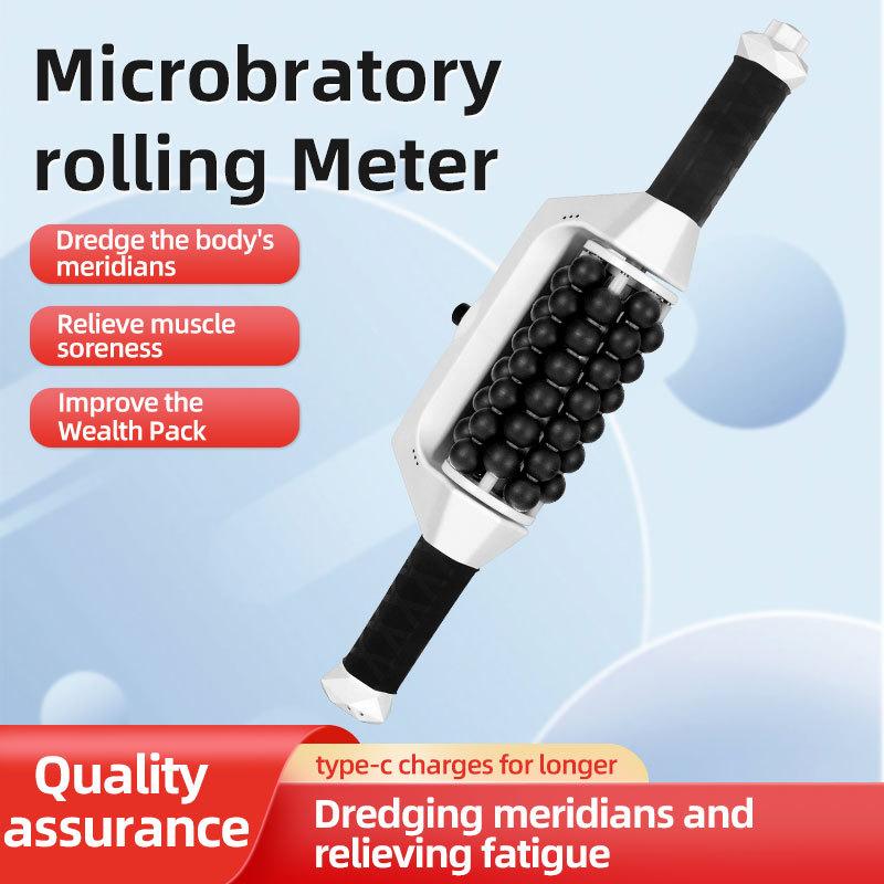 Rechargeable Roller for Muscle Body Relaxing High Frequency Rolling Massage Anti-Cellulite Body Shapping Slimming Machine