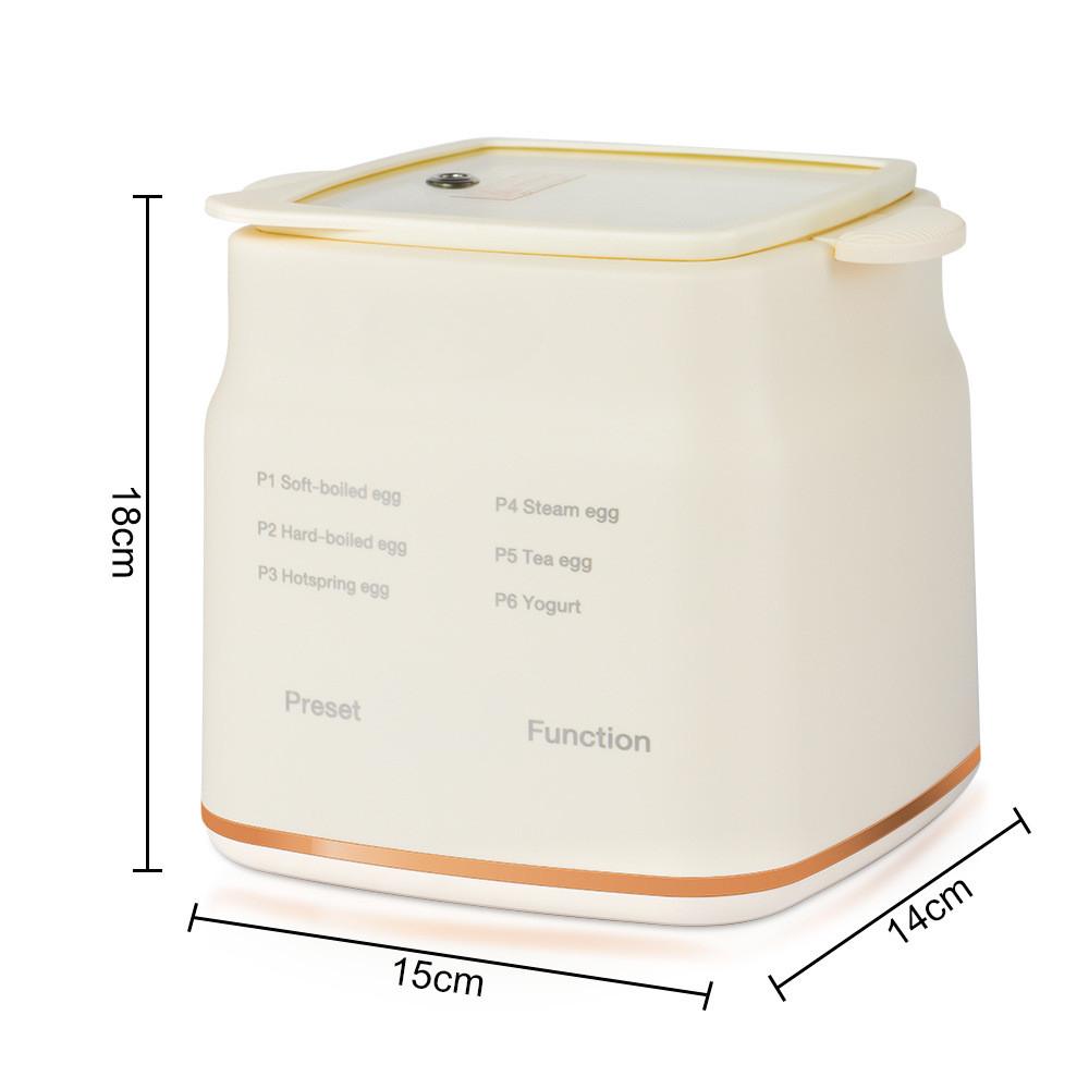300W Kitchen Small Electric Breakfast Machine Multifunctional Egg Boiler Household Automatic Egg Steamer