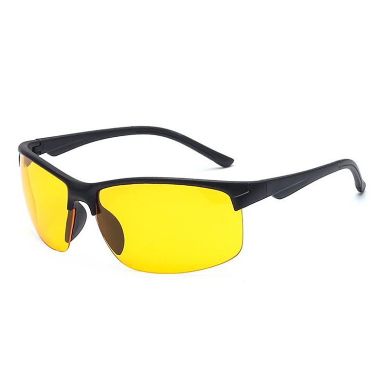 Night Vision Glasses Fishing Cycling Traveling Climbing Outdoor Sunglasses Yellow Lens Protection Unisex Fishing Eyewear