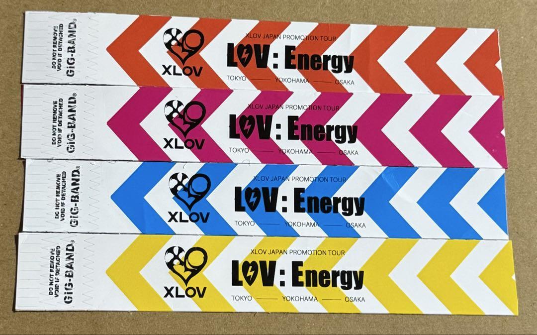 

[USED] XLOV LOV: ENERGY Admission Wristband