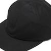 Snow Peak Light Mountain Cloth Cap, size 2, BLACK, AC-25SU017, perfect for camping, outdoor activities, and festivals.