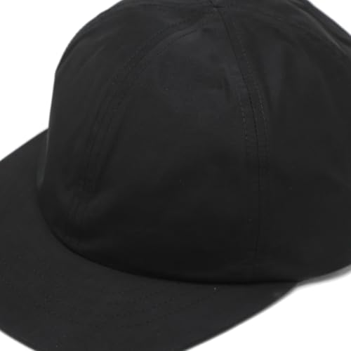 Snow Peak Light Mountain Cloth Cap, size 2, BLACK, AC-25SU017, perfect for camping, outdoor activities, and festivals.