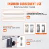 SucceBuy Continuous Bag Band Sealing Machine Vertical Sealer with Digital Temperature Control for 0.02-0.8 mm Plastic Bags Films