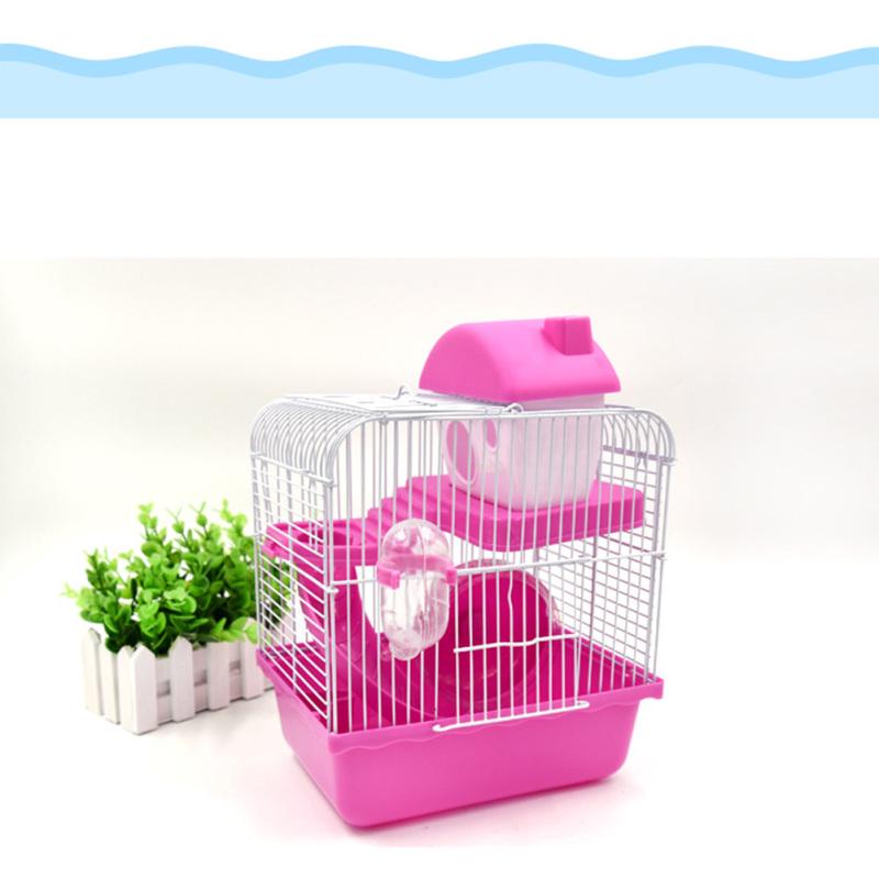 Double Layer Pet Cage Castle Toy for Pet Hamster Supplies
