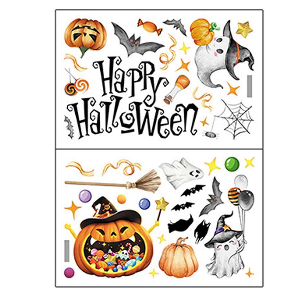 Festive Interior Decorations Halloween Decoration Halloween Decoration Stickers Halloween Glass Decals PVC Material