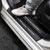 60X7CM Carbon Fiber Car Door Threshold Protective Sticker For Ssangyong Korando 2021 Rexton Kyron Musso Actyon Rodius