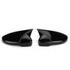Pair Car Side Wing Mirror Cover Caps For VW JETTA MK6 Volkswagen Passat B7 Scirocco Beetle CC Eos Add On Rearview Mirror