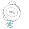 Boho Large Resin Starfish Pendant Choker Necklace For Women Trendy Multilayer Rope Chain Summer Beach Vacation Jewelry Gift