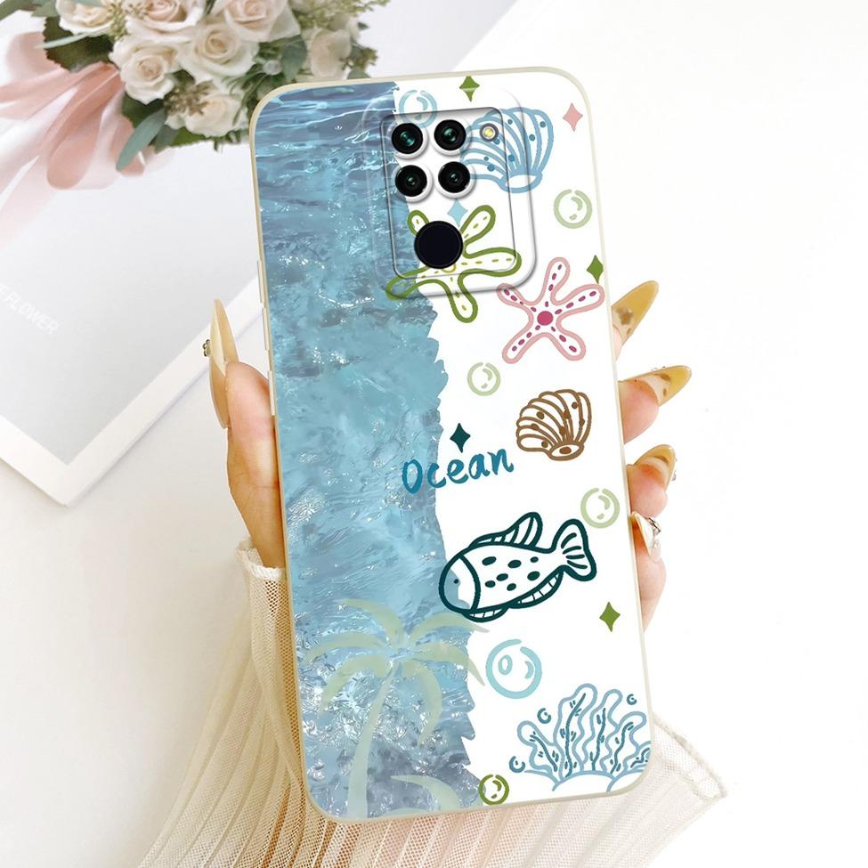 Casing For Redmi Note 9 4G Case Cover Fashion Cartoon Cute Funny Painted Silicone Case M2003J15SC M2003J15SG M2003J15SS