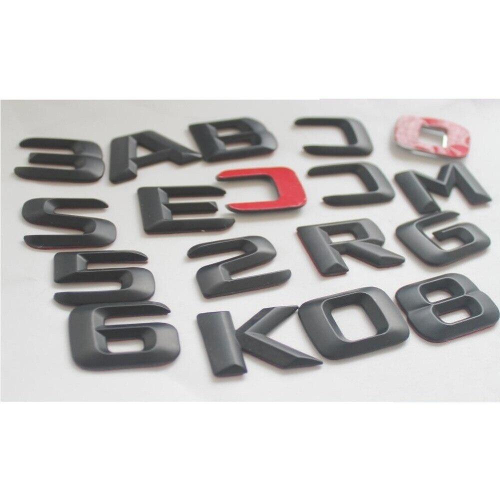 Dla klasy C C43 C63 AMG 200 C220 C260 C300 C320 C350 4MATIC CDI znaczek z symbolem bagażnika czarne litery emblematy W204 W205