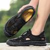 38-48 Sommer Herren Sandalen Outdoor Mesh Strand Sandalen Freizeitschuhe Sneaker Herren Leder Sandalen