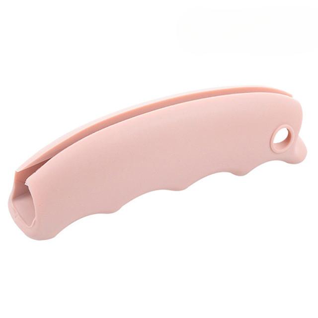 Colored Plastic Comfortable Portable Silicone Mention for Shopping Bag Protect Hands Trip Grocery Bag Holder Clip Handle Carrier