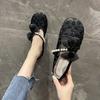 Aesthetic Light Summer Casual Mesh Breathable Shoes for Women Comfortable and Elegant Fashion Designer Pearl Lace Woman Footwear