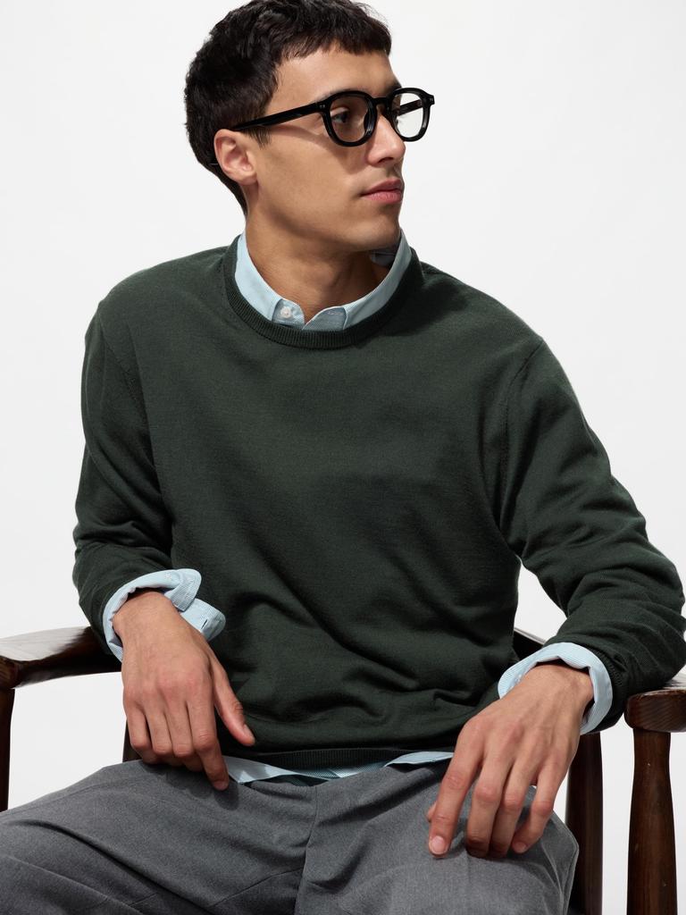Uniqlo Japan Merino Crew Neck Sweater