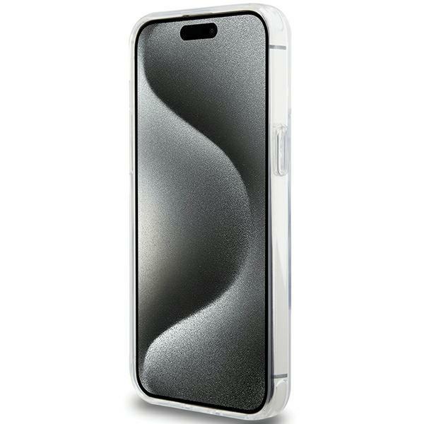 Karl Lagerfeld KLHMP15XHMRSKHH iPhone 15 Pro Max 6.7" White/white Hardcase Ring Stand Karl Head MagSafe