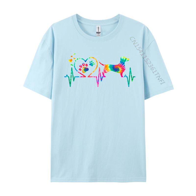 Dackel Doxie Weenie Mama Papa Herzschlag Hip Hop Herren T-Shirt Dabben Weihnachten Schneemann Herzschlag EKG Druck T-Shirts T-Shirt