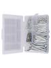 Hairpin Pins Spring Cotter Pins Sturdy Clear Plastic Case