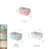 Microwave Safe Plastic Bento Box With Divider For Adults And Office Lunches