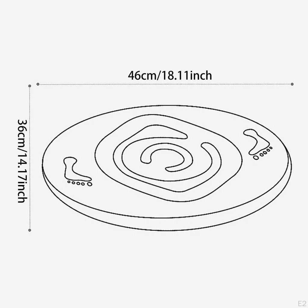 Children Balance Board Activity Toy AntiSlip Pedal Multifunction Sturdy Rocking Seesaw