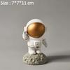 Nordic Resin Creative Astronaut Sculpture Figurine Store Craft Desk Home Decoration Accessories Modern Birthday Gift Cartoon