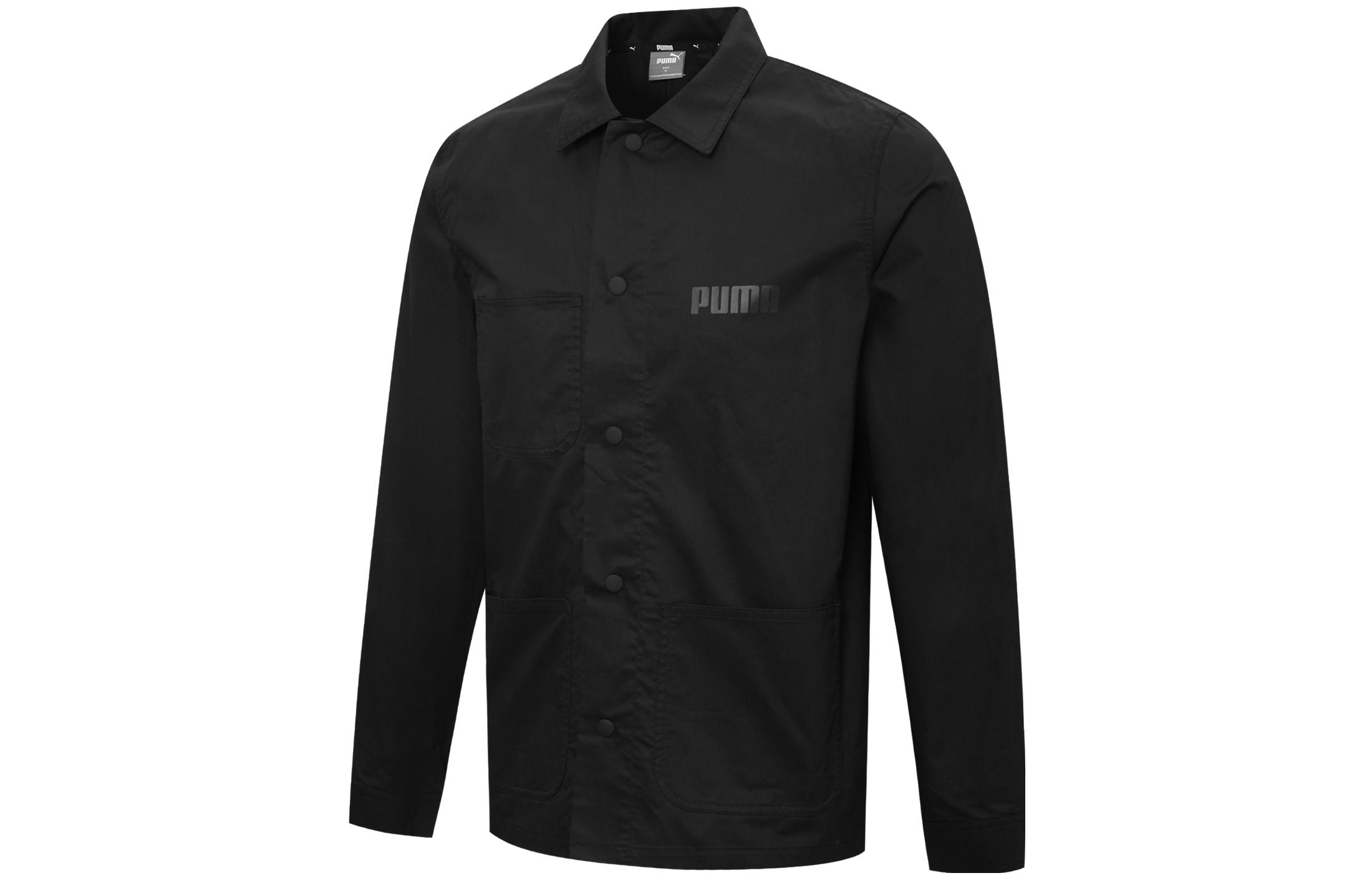PUMA Jackets Men s Black Lapel Moderate Other 849312-01 S