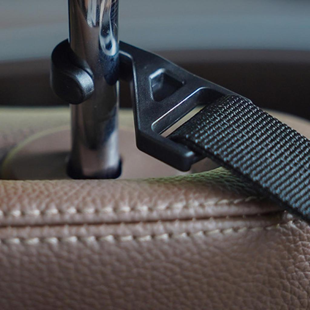 Auto Seat Hooks, Vehicle Headrest Hooks | 2 Rear Seat Umbrella Storage Hooks, Bags,